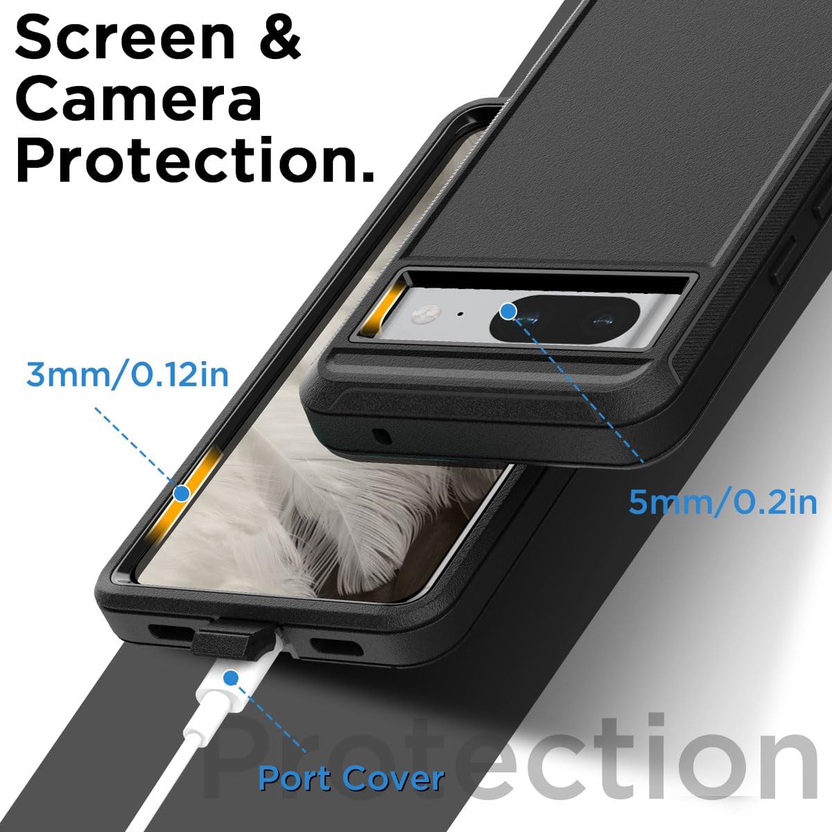 Coque Defender antichoc pour Google Pixel 8A Coque Defender antichoc pour Google Pixel 8A